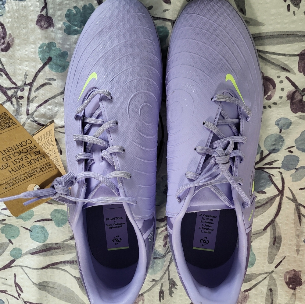 NEW Nike United Phantom GX 2 Academy FG/MG Soccer Cleats, Purple - Picture 7 of 10